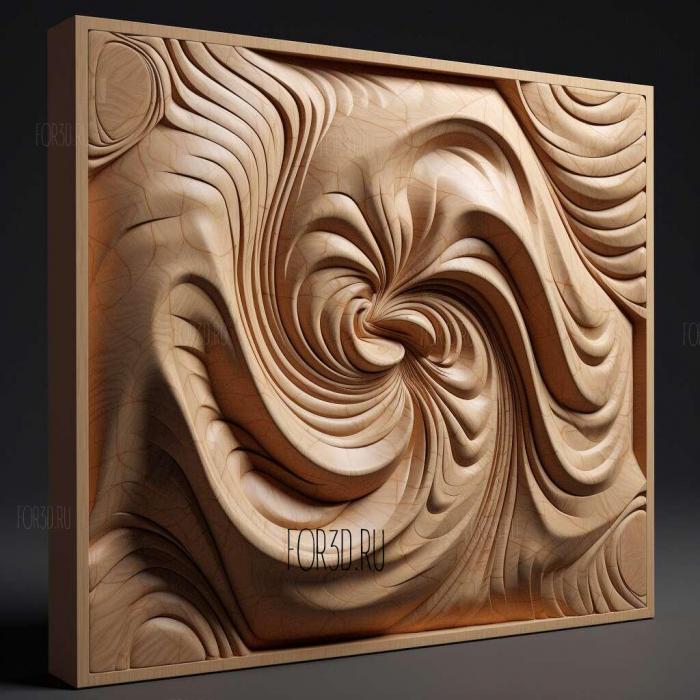 Helix series 3 stl model for CNC
